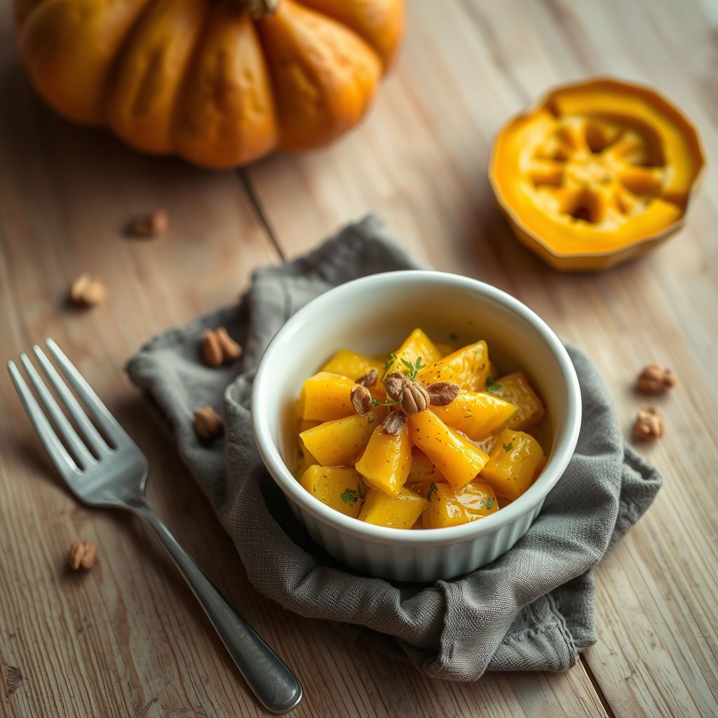 Vellutata di zucca e zenzero con Monsieur Cuisine