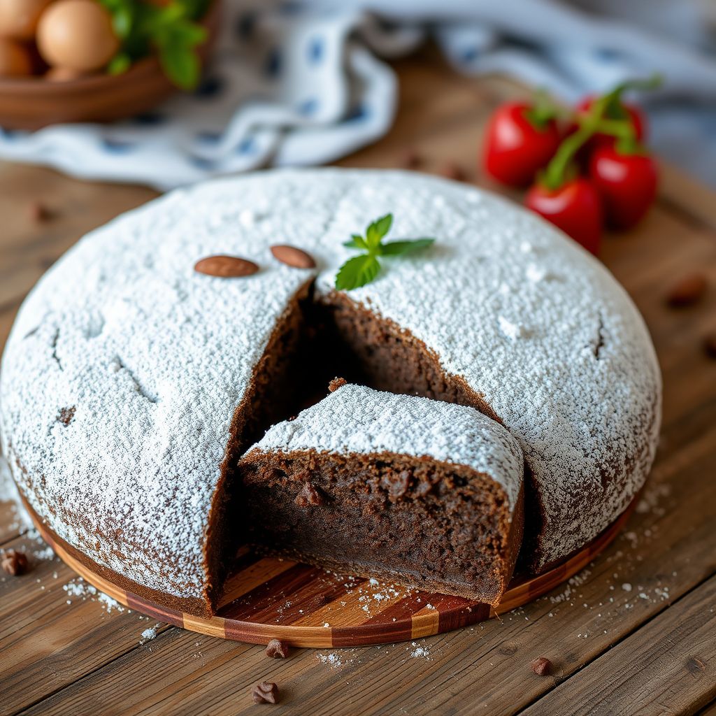 Torta caprese al cioccolato con Monsieur Cuisine