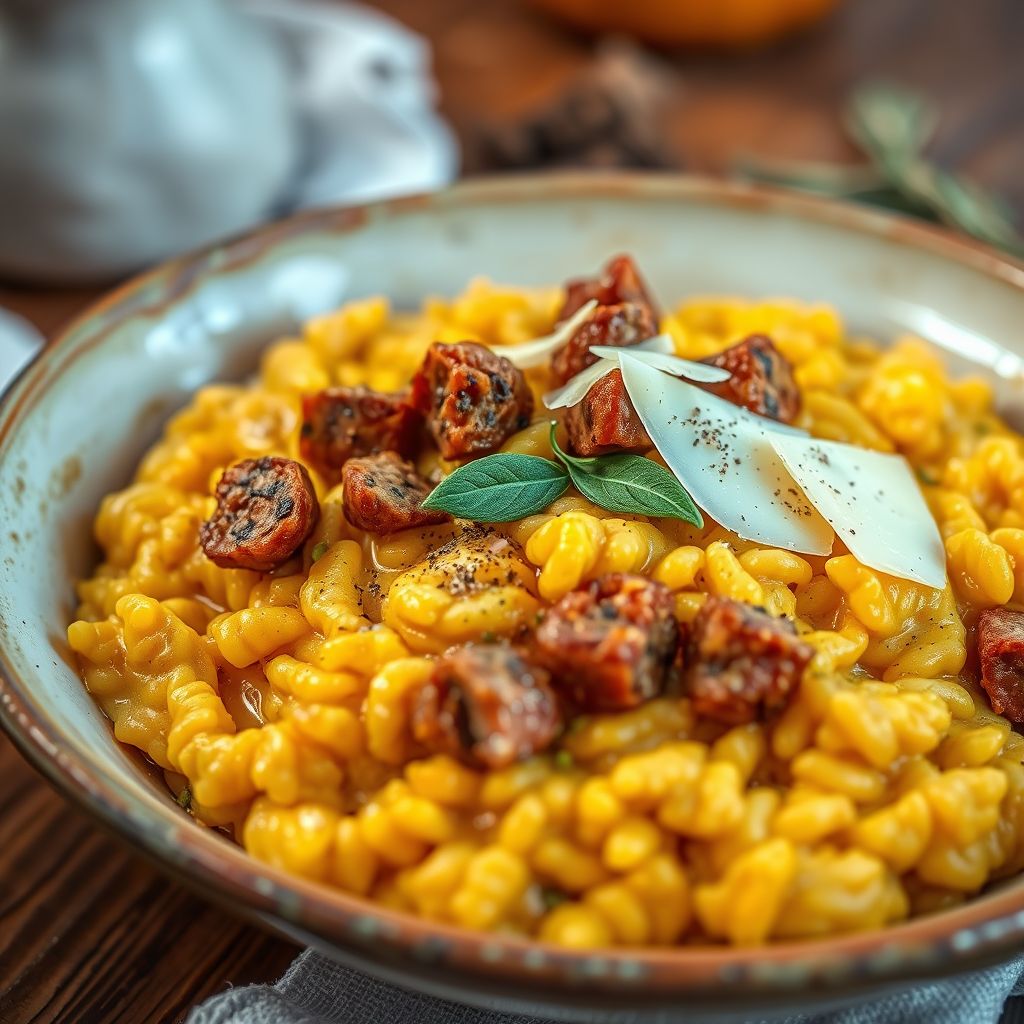 Risotto alla Zucca con Monsieur Cuisine: La Ricetta Perfetta, Cremosa e Avvolgente