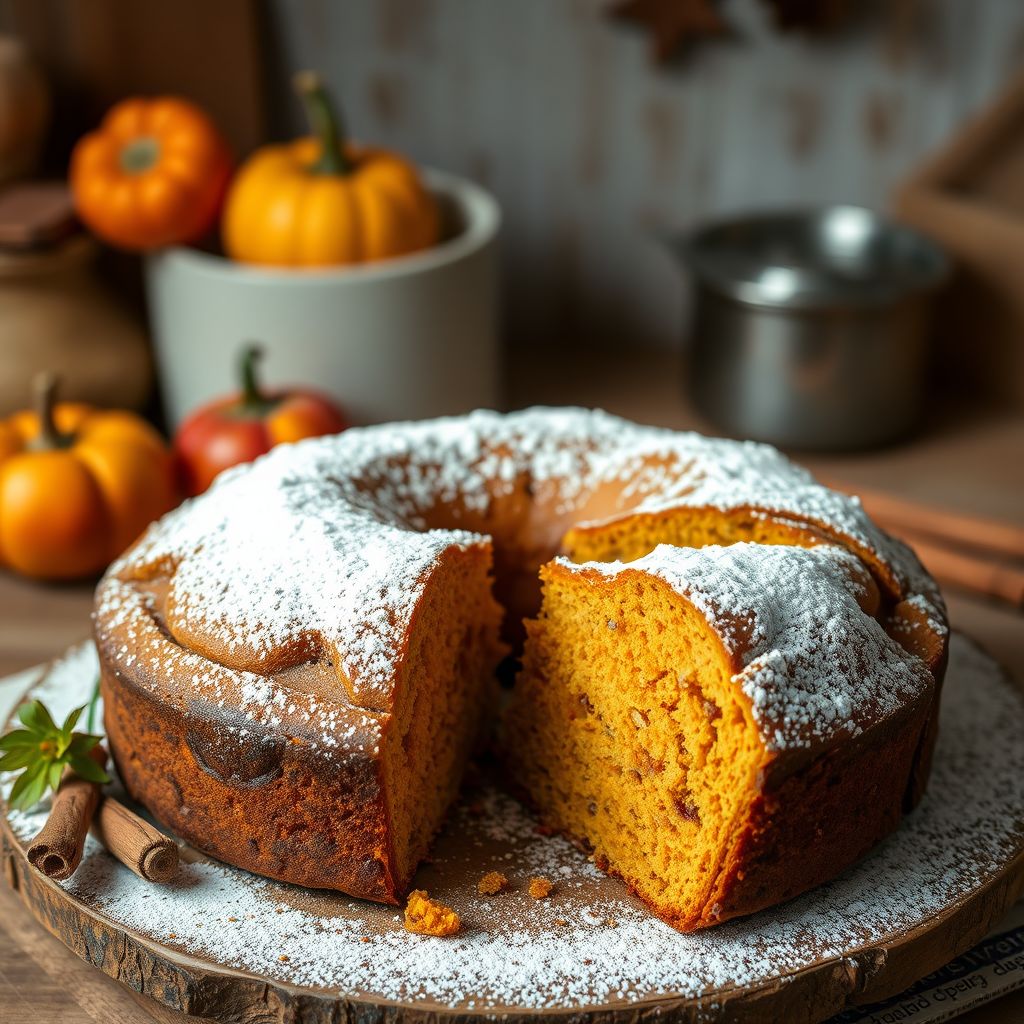 Torta Soffice Zucca e Mele con Monsieur Cuisine