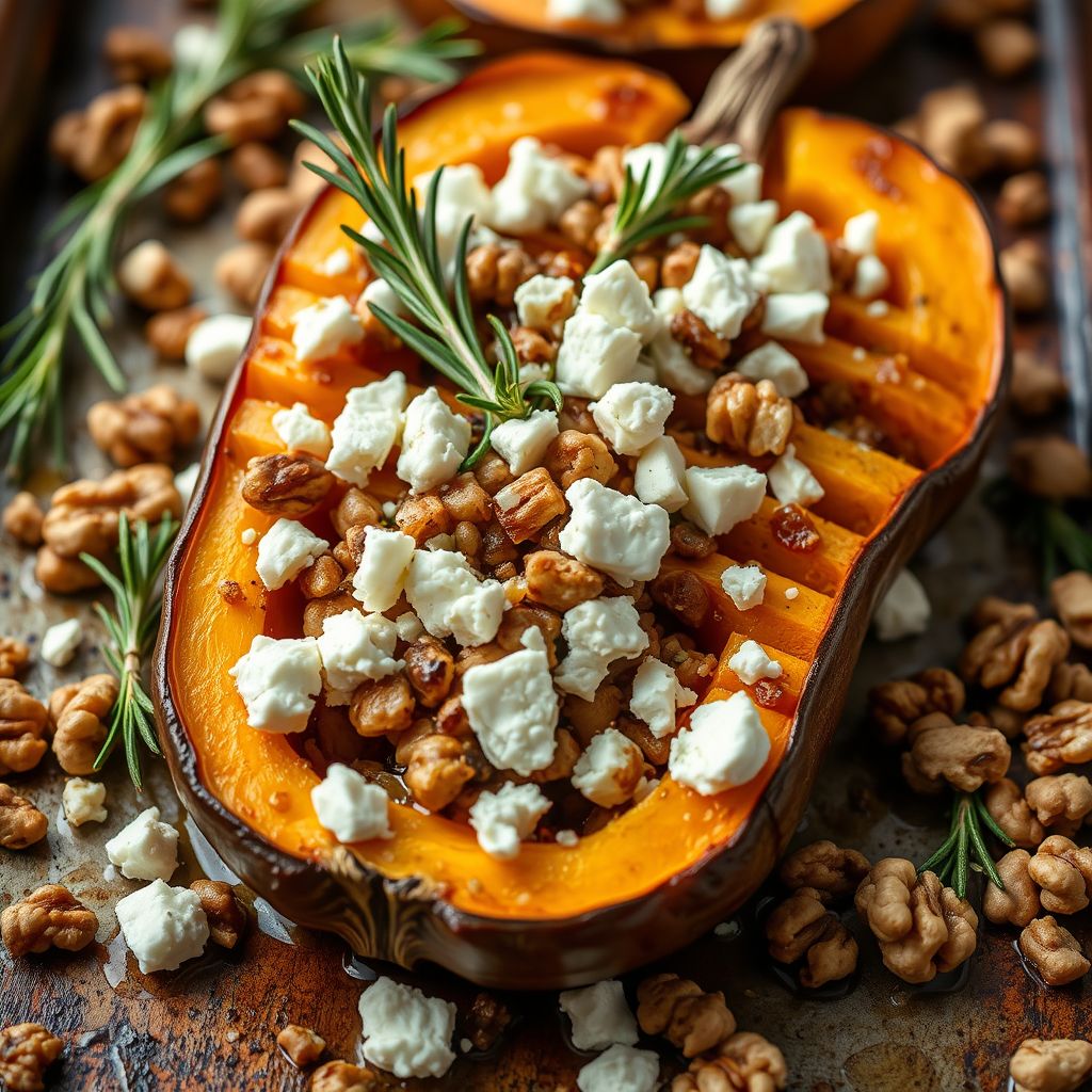 Zucca Hasselback al Forno con Feta, Miele e Noci: La Ricetta Autunnale Più Trendy