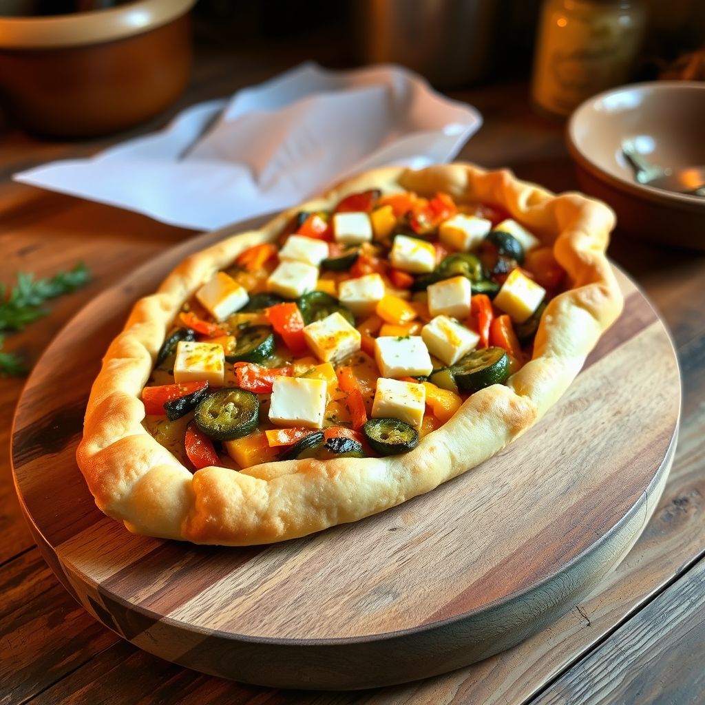 Torta salata svuota-frigo: verdure, ricotta e formaggi misti
