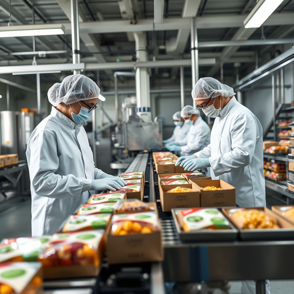 Personale qualificato impiegato sulla linea di produzione alimentare con nulla osta Decreto Flussi