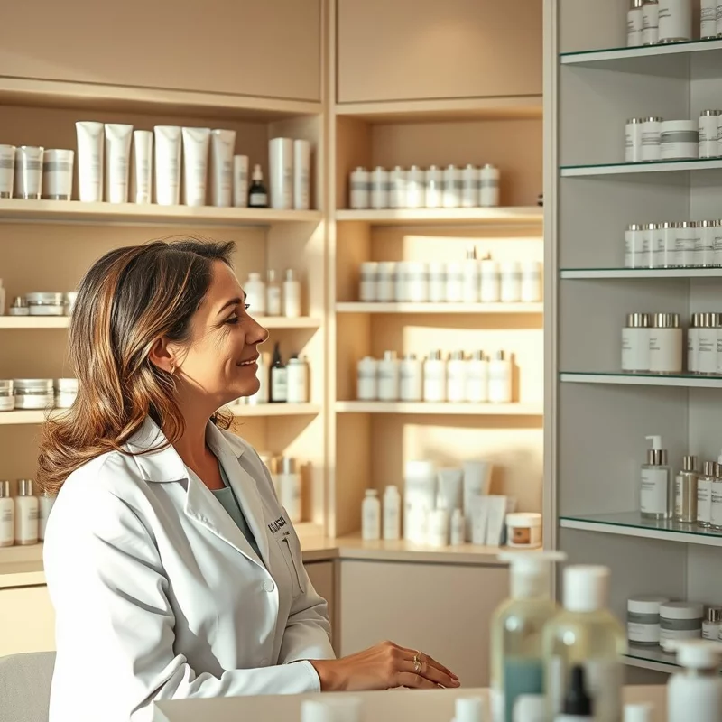 Spazio make-up e consulenza beauty all'interno della farmacia