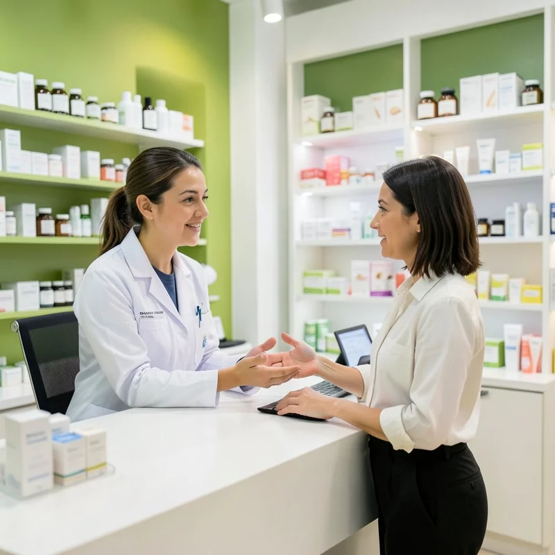 Banco e consiglio professionale del farmacista presso Farmacia Mandragona
