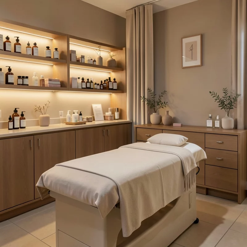 Postazione manicure e cura delle unghie professionale