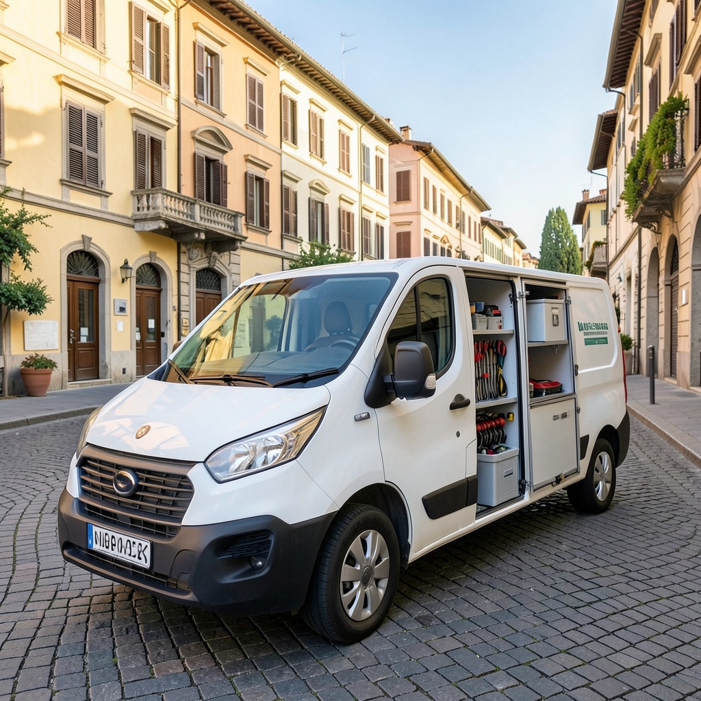 Furgone pronto intervento caldaie Arte Service a Monza e Brianza