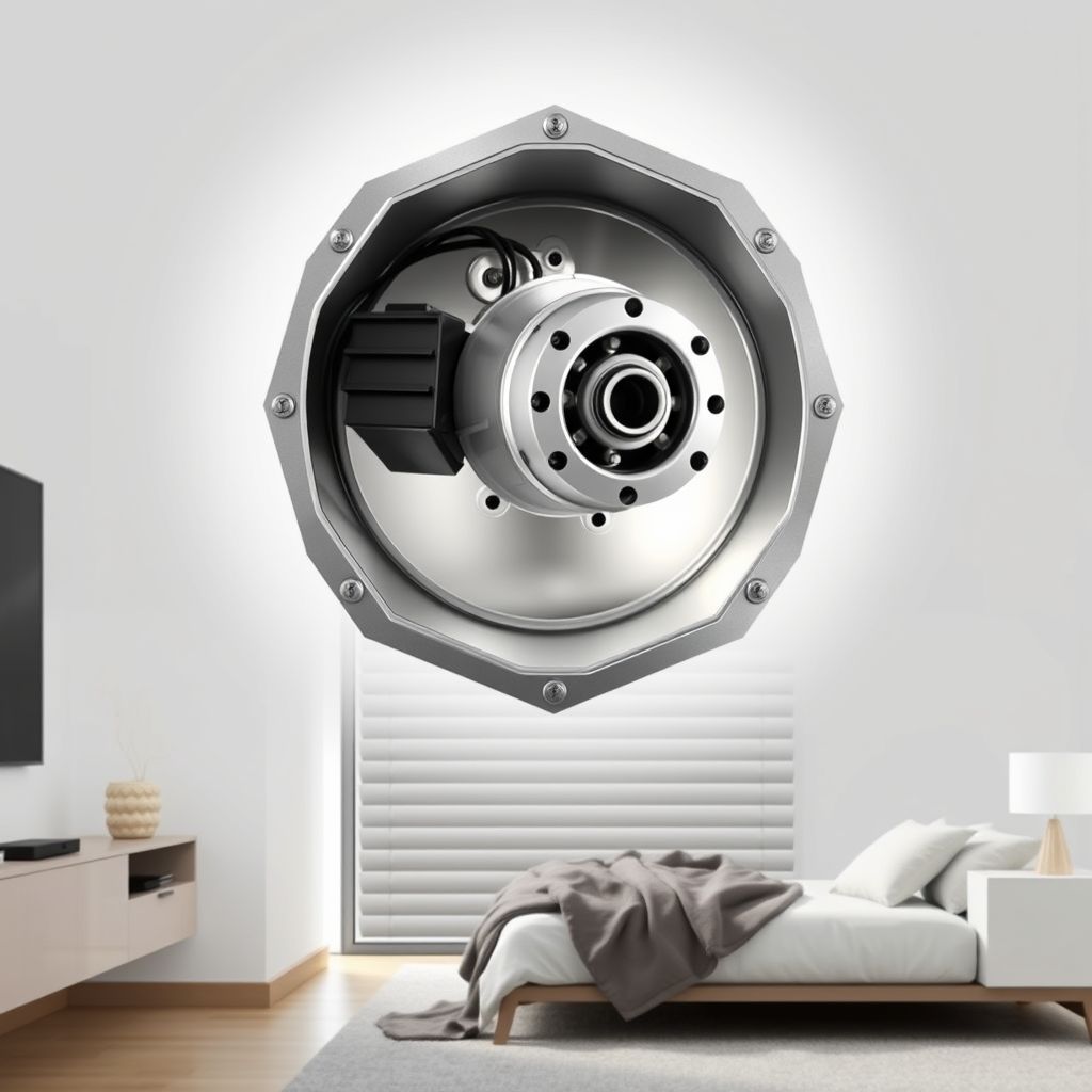 Installazione del motore elettrico tubolare per automazione e motorizzazione tapparelle