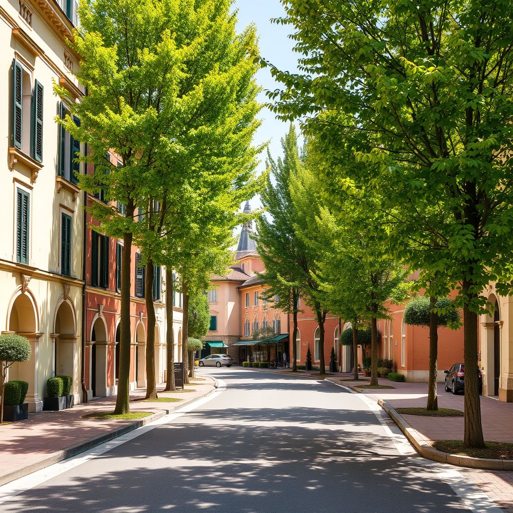 Panoramica territorio di Biassono centro e zona Parco servita da ARTE SERVICE