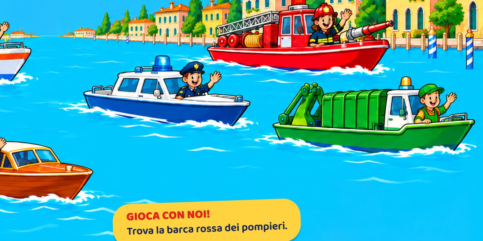 L'adesivo Gioca con noi nella tavola Quante barche