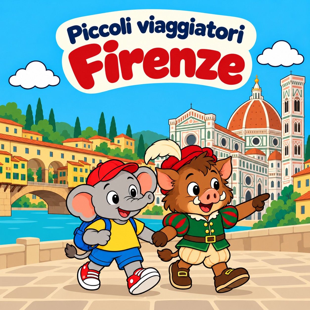 Copertina in anteprima di Piccoli viaggiatori – Firenze