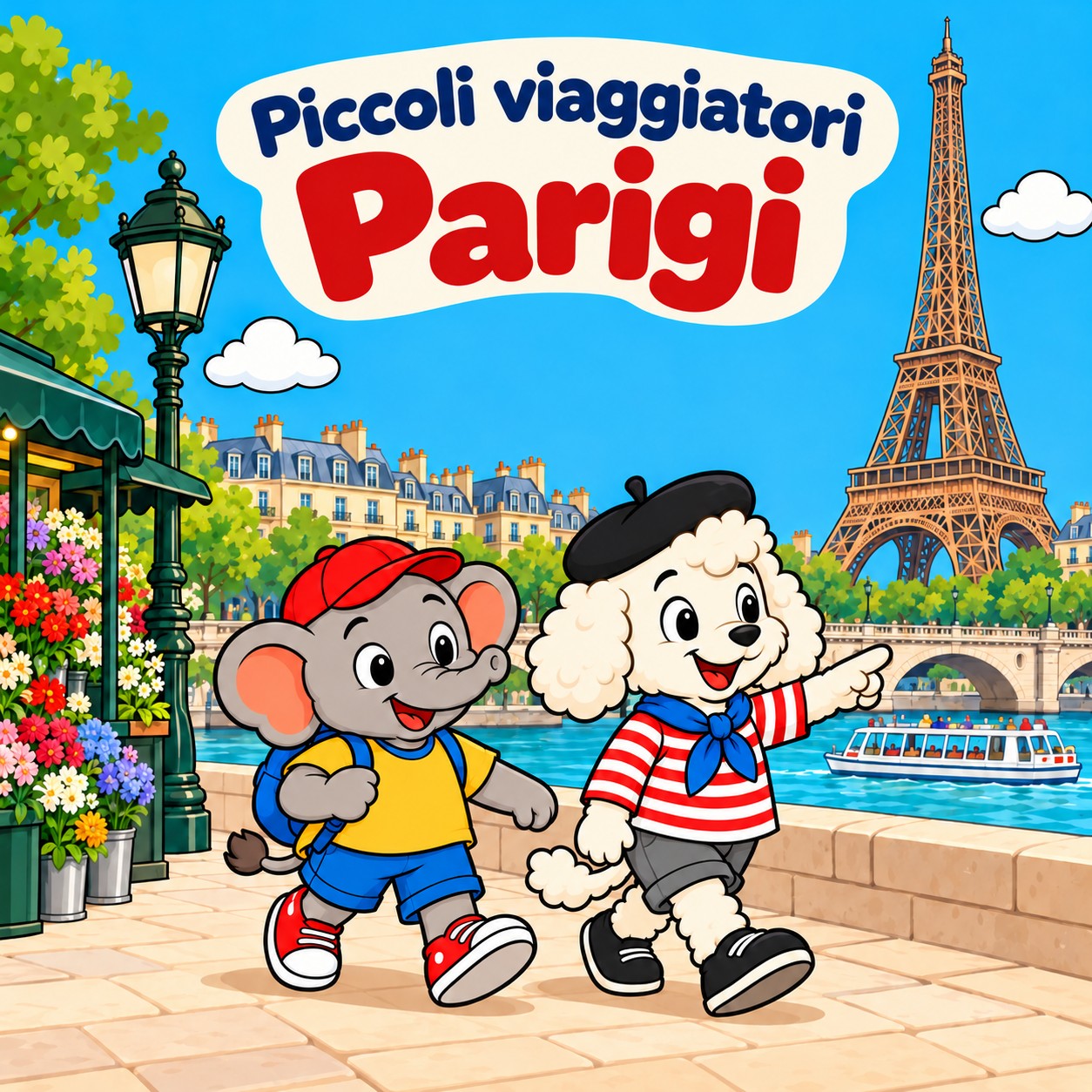 Copertina in anteprima di Piccoli viaggiatori – Parigi