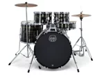 mapex-cm5844ftcfj-comet-junior-5-pezzi-ebony-yellow-grain-con-hardware-e-piatti