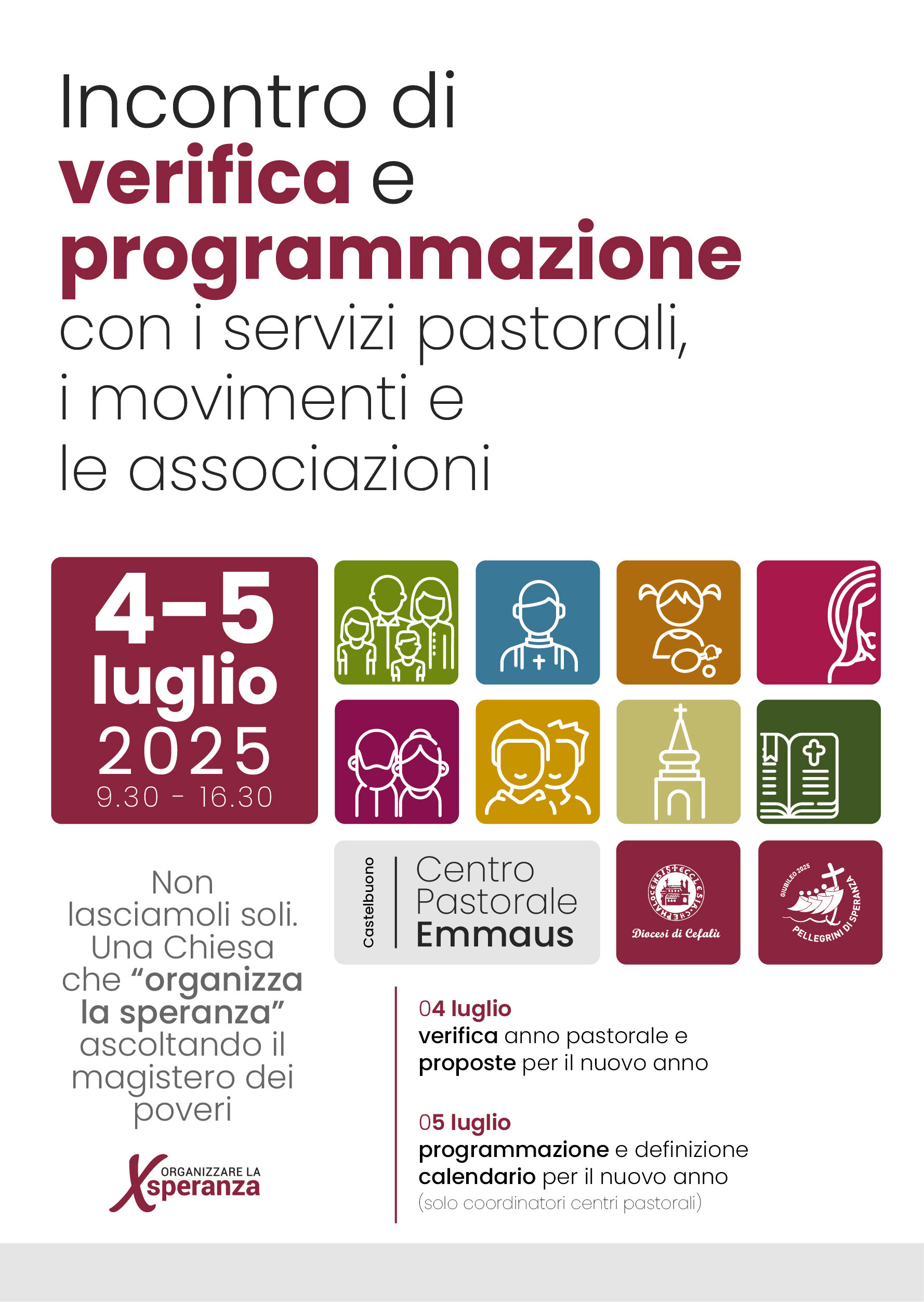 Verifica e programmazione anno pastorale