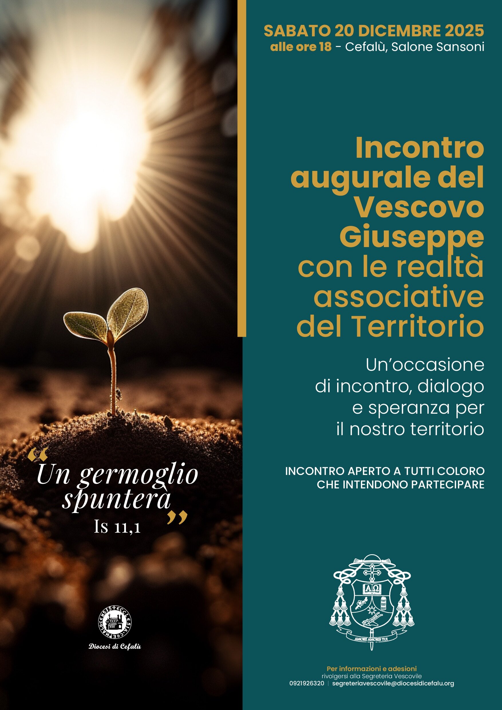Il Vescovo Giuseppe incontra le Realt&agrave; associative del Territorio