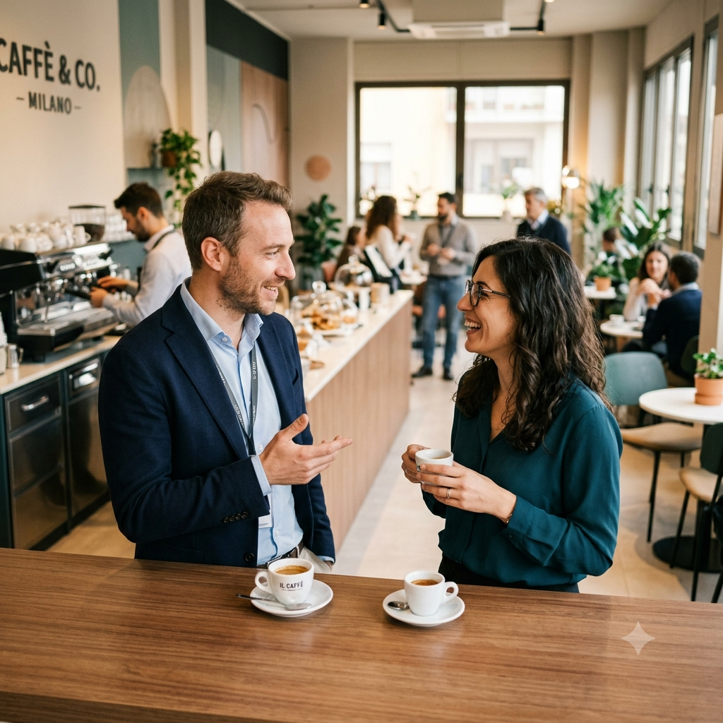 The myth of the coffee break: it’s not just a break, it’s the true engine of Italian companies