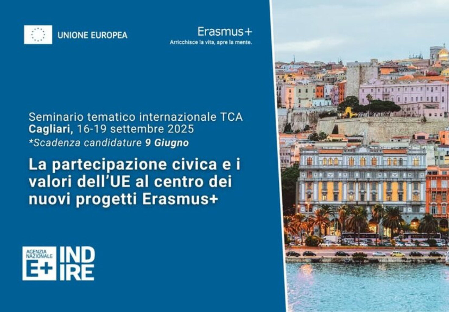 Europolitiche partecipa al Seminario TCA&nbsp; &ldquo;Civic Engagement and EU values at the heart of new Erasmus+ projects&rdquo;