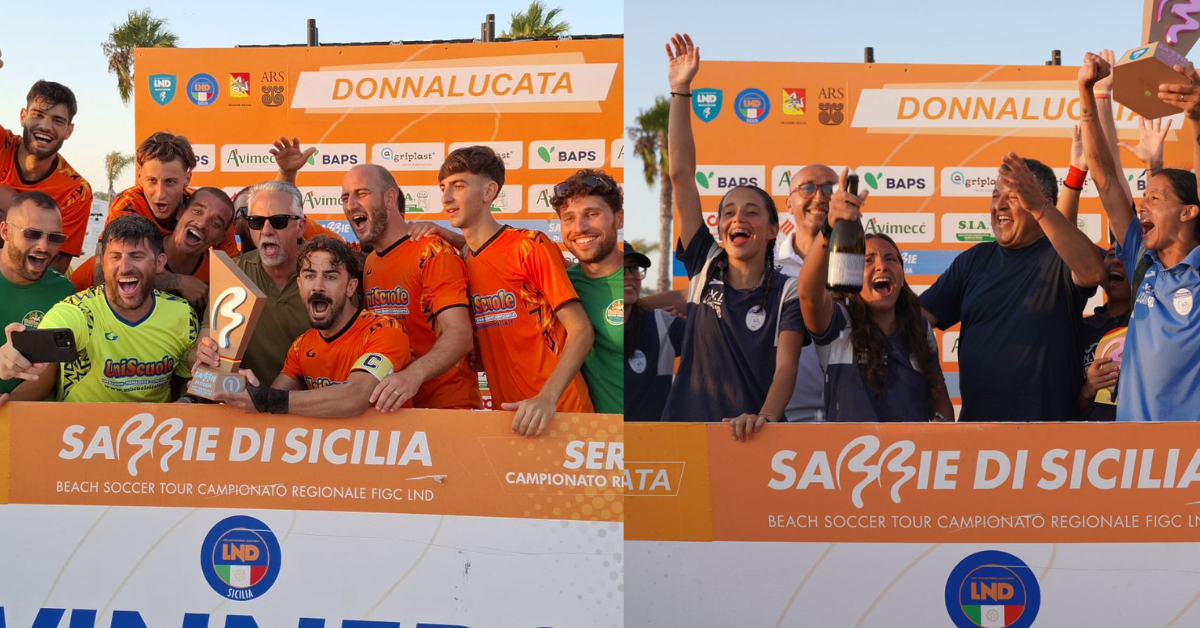 Sabbie di Sicilia, Uniscuole Italia Vittoria e Virtus femminile Marsala campioni regionali a Donnalucata