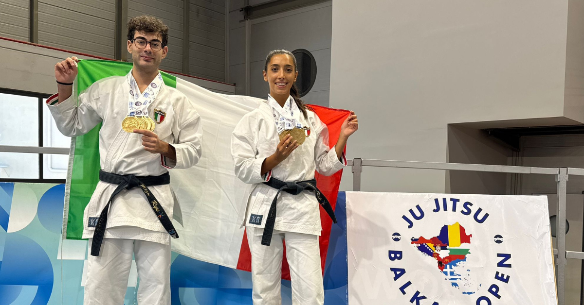Ju-Jitsu, Costa e Amore d’oro al Balkan Open: il Dojo Catania trionfa ad Atene