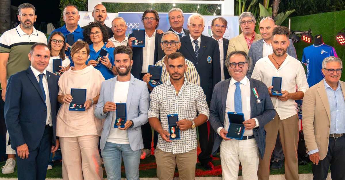 Benemerenze CONI 2025: premiato il meglio dello sport catanese