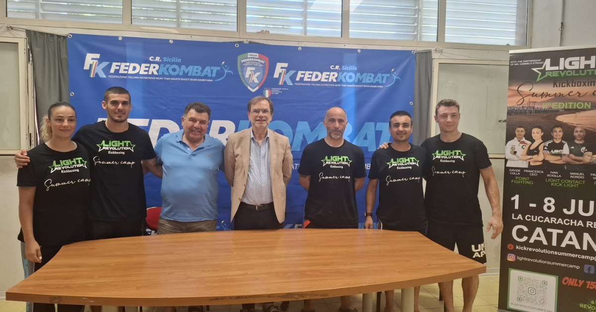 Catania capitale della Kickboxing internazionale: successo per il Light Revolution Summer Camp