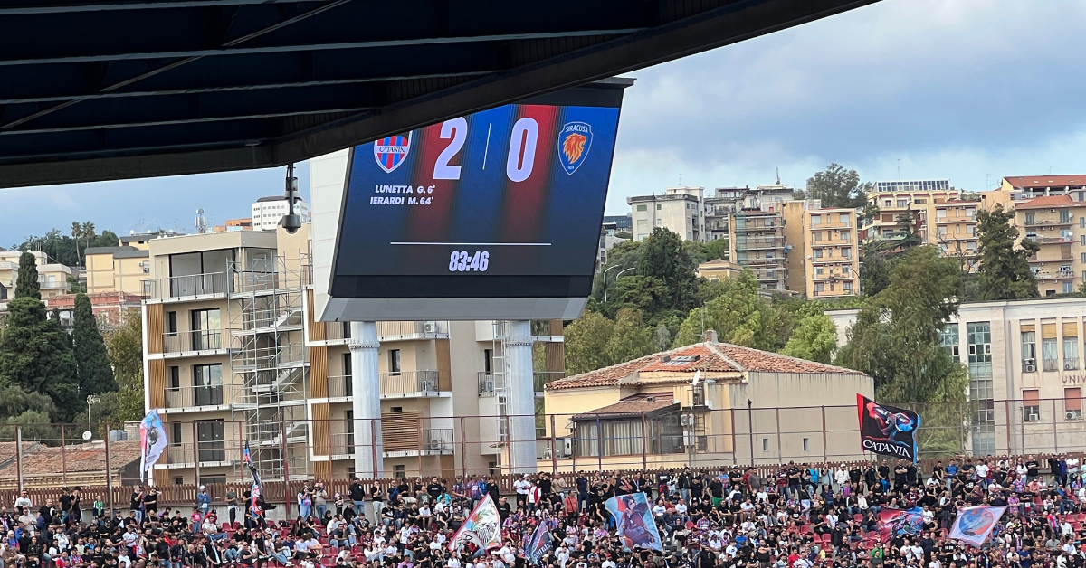 Catania: tre punti, qualche sorriso e ancora tanti, troppi, dubbi