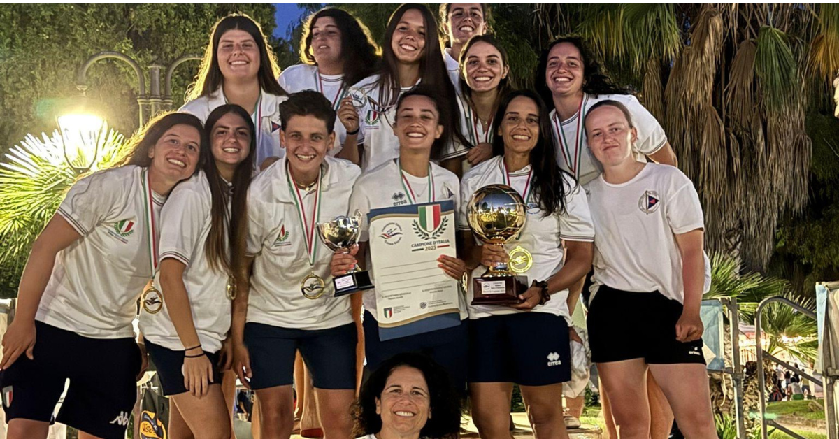 L’ottantesimo scudetto è ancora targato Canoa Polo femminile con il Circolo Canottieri Jonica