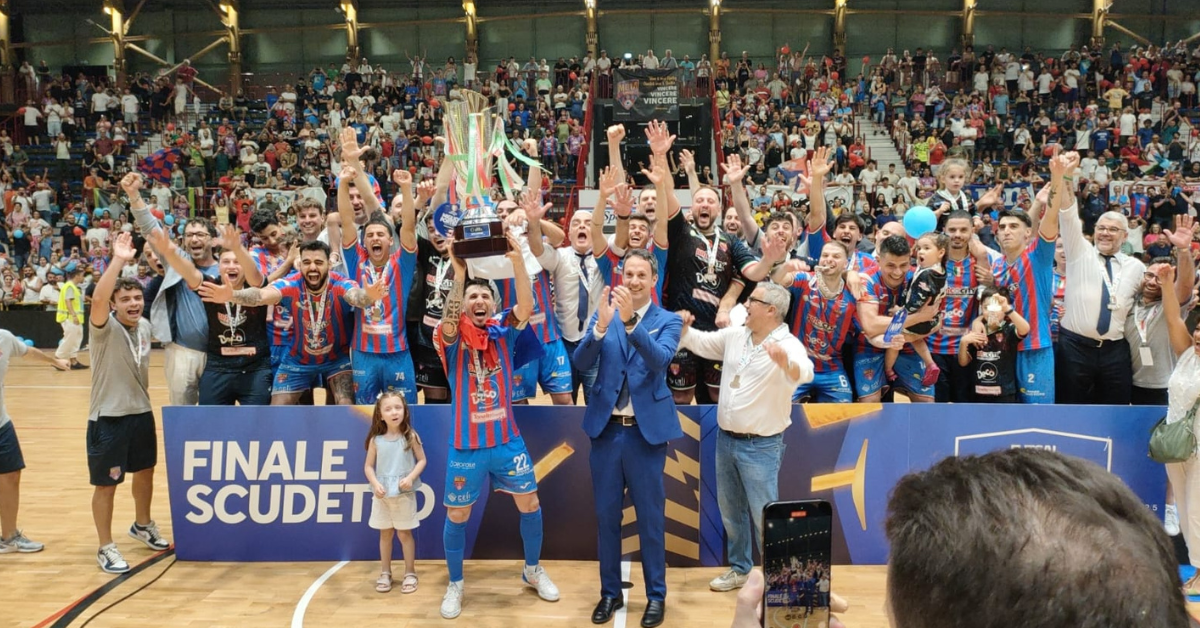 La Meta Catania scrive la storia del futsal: secondo scudetto di fila in un PalaCatania in delirio