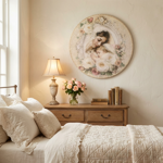 quadro-capezzale-dolce-attesa-e-sacra-famiglia-stile-vintage-con-fregi-e-rose