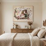 capezzale-shabby-chic-sacra-famiglia-quadro-rettangolare-con-rose-e-fiocco-in-seta