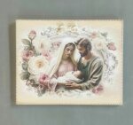 capezzale-shabby-chic-sacra-famiglia-quadro-rettangolare-con-rose-e-fiocco-in-seta