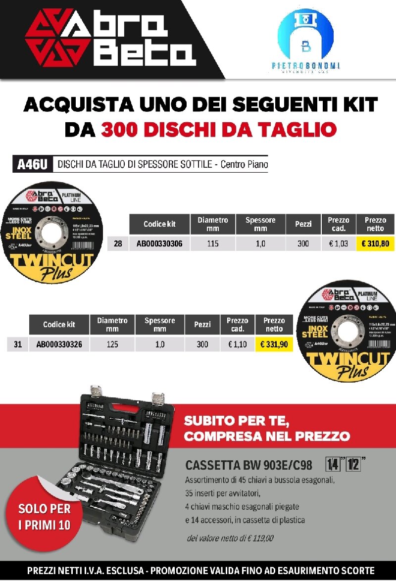dischi da taglio