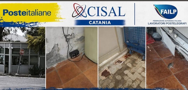 Centro Meccanizzazione Postale: carenze strutturali, ratti e muffe