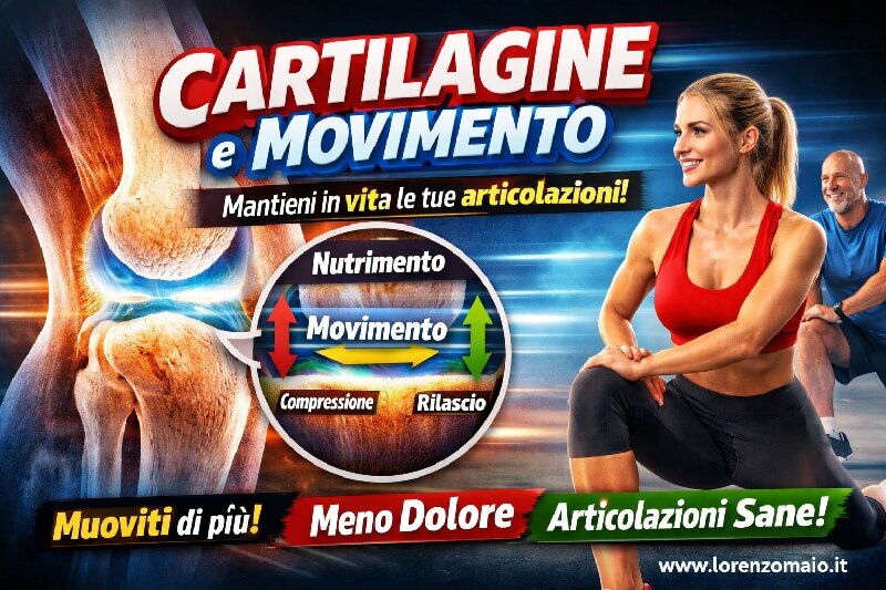 Cartilagine e movimento: perché le articolazioni hanno bisogno di essere allenate