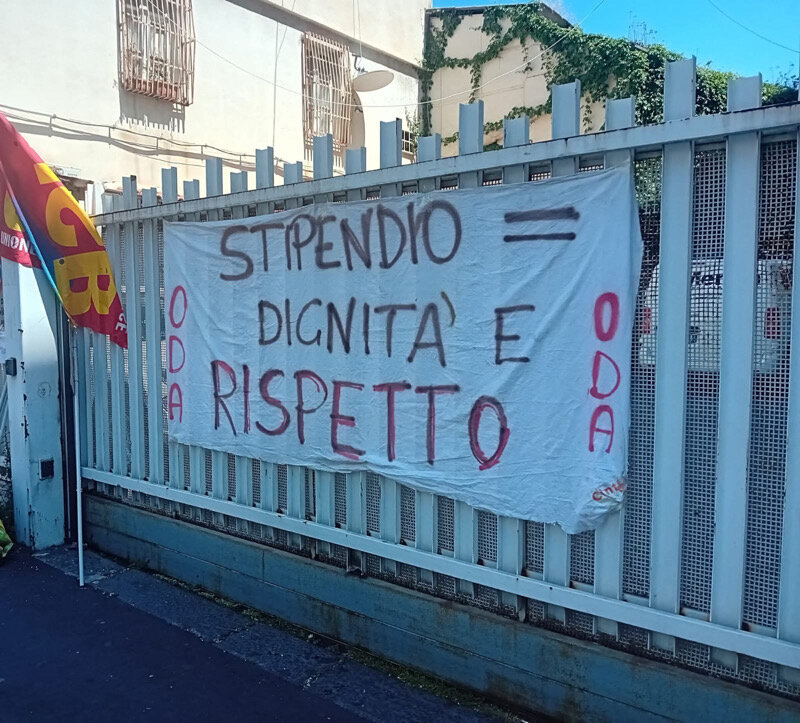 Oda Catania, personale senza stipendio da 12 mesi