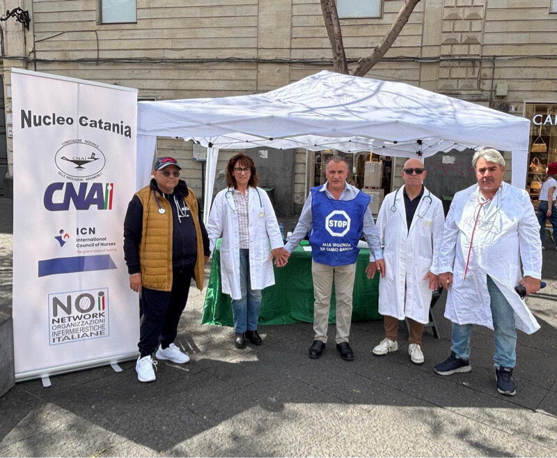 Infermieri in piazza, ecco cosa hanno detto ai cittadini