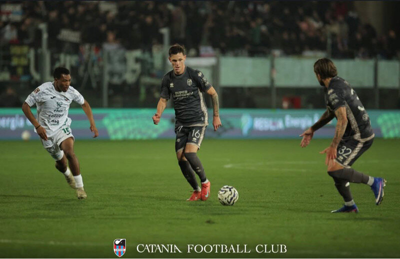 Catania, successo all'ultimo respiro firmato Caturano 