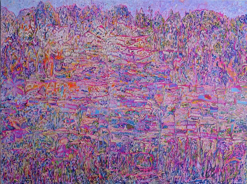 i can't turn off the light, 2024, olio su tela, 150x200 cm.jpeg