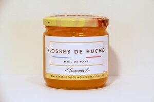 pot de miel de tournesol