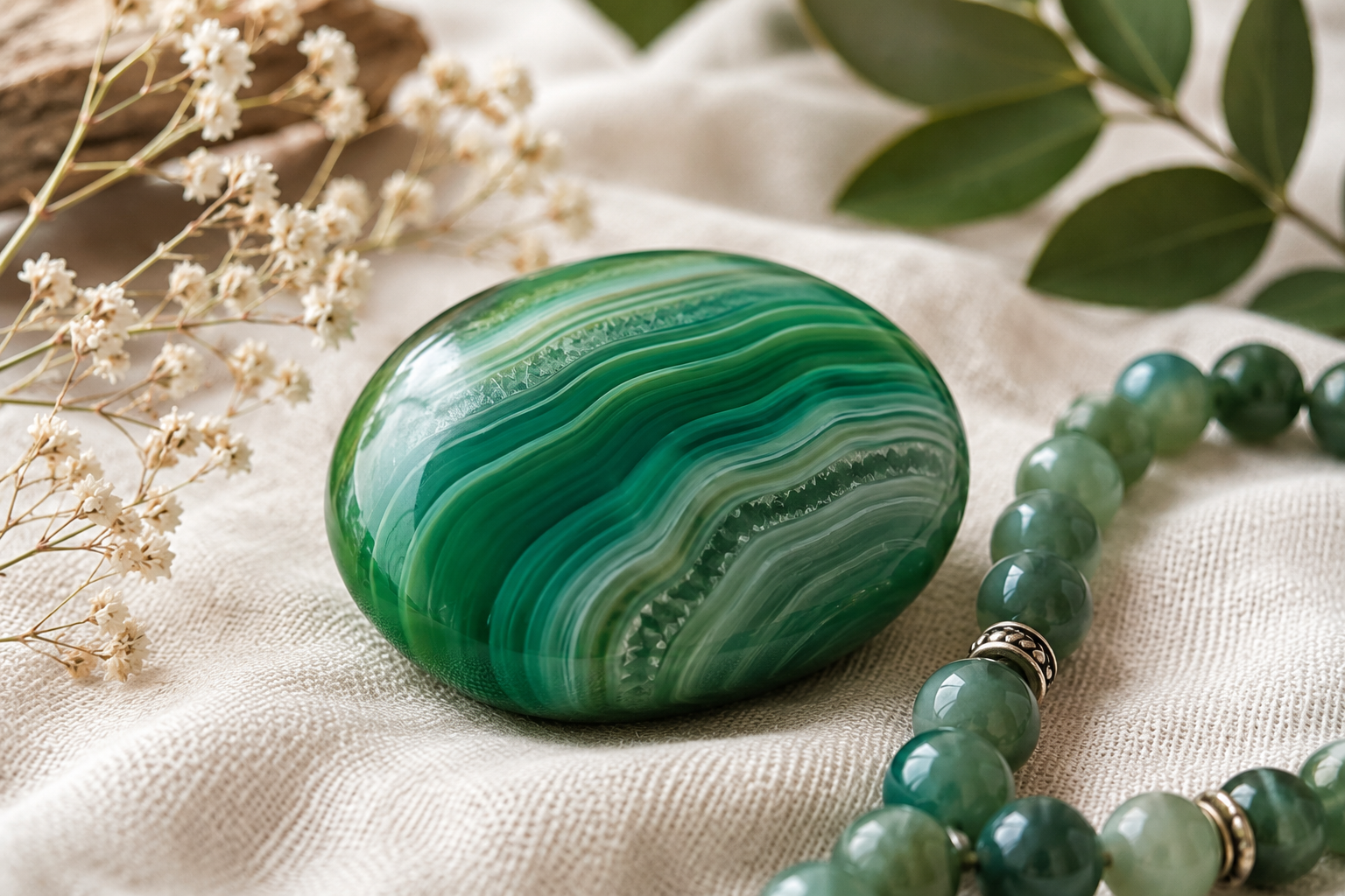 Agata Verde: la pietra dell'equilibrio e della rinascita Agata Verde: la pietra dell'equilibrio e della rinascita