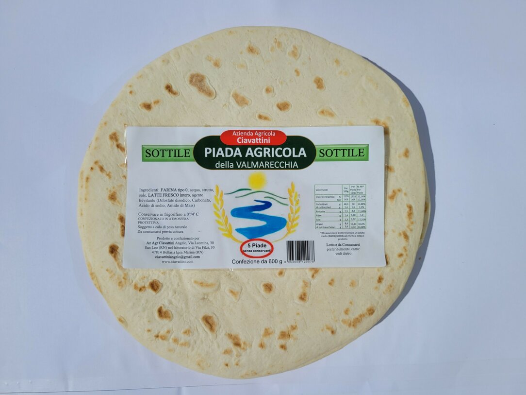 PIADA AGRICOLA DELLA VALMARECCHIA.