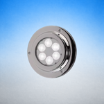 faretto LED nautico subacqueo luce bianca acciaio inox