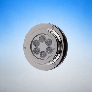 faretto LED nautico subacqueo acciaio inox