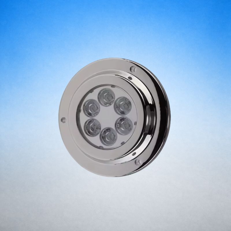 faretto LED nautico subacqueo acciaio inox