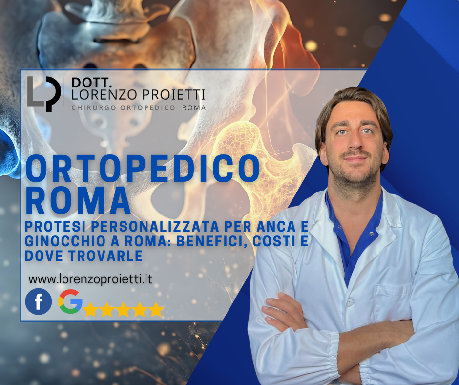 Protesi personalizzata per anca e ginocchio a Roma: benefici, costi e dove trovarle