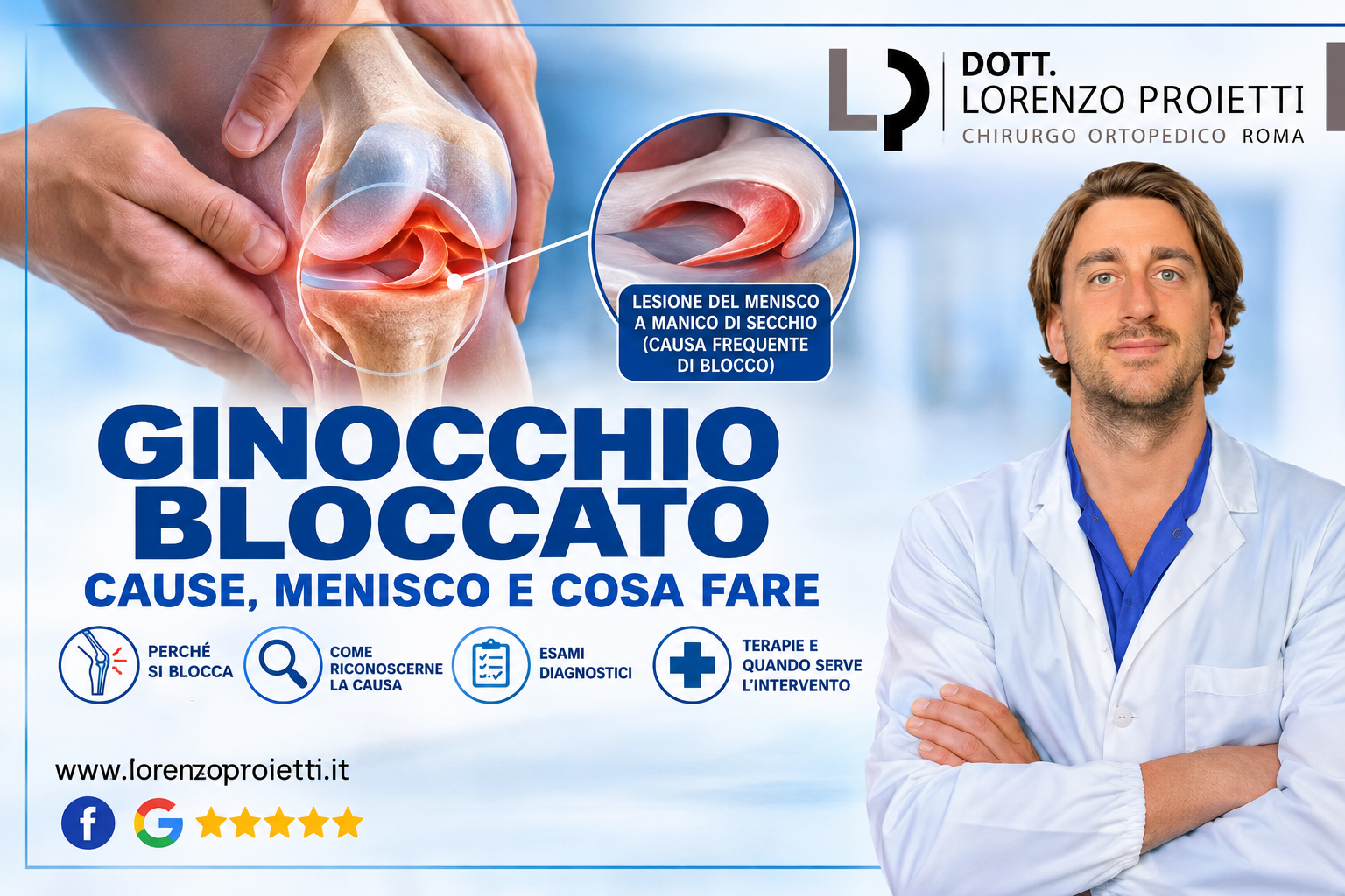 ginocchio bloccato ortopedico ginocchio roma
