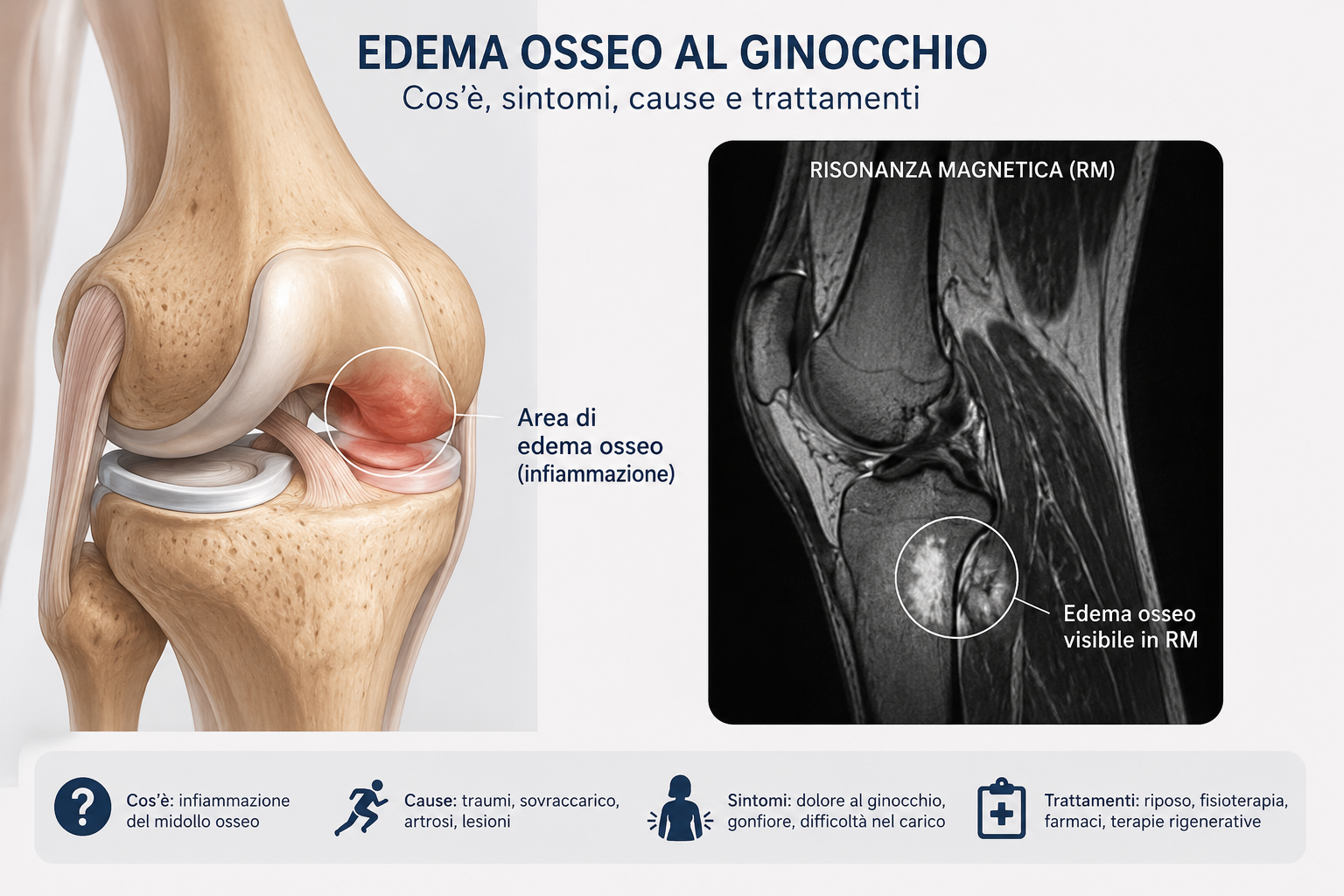 edema osseo ginocchio