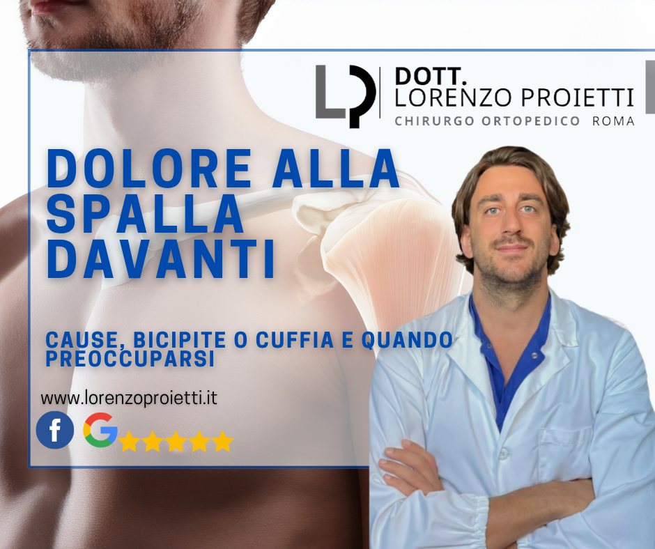 Dolore alla Spalla Davanti: Cause, Bicipite o Cuffia e Quando Preoccuparsi