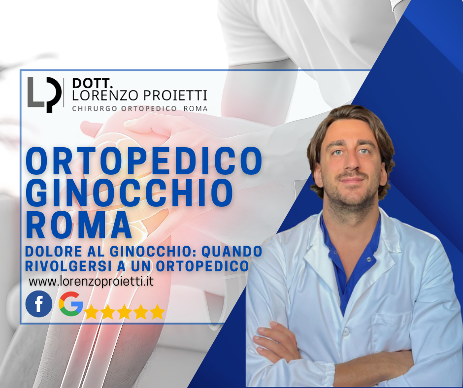 Dolore al ginocchio: quando rivolgersi a un ortopedico a Roma