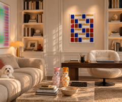 warm%20organic%20living%20room%20with%20geode%20art warm%20organic%20living%20room%20with%20geode%20art
